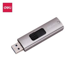 得力（deli） 2173 经典USB3.0 推拉式U盘 高速安全可靠 32GB