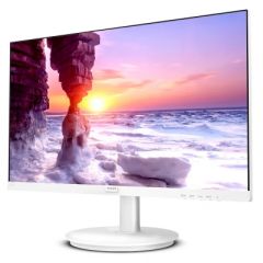 飞利浦（PHILIPS）271V8W 27英寸 IPS屏 全高清 75Hz 窄边框 低蓝光 HDMI/VGA 网课学习 办公显示器 白色电脑娱乐显示屏