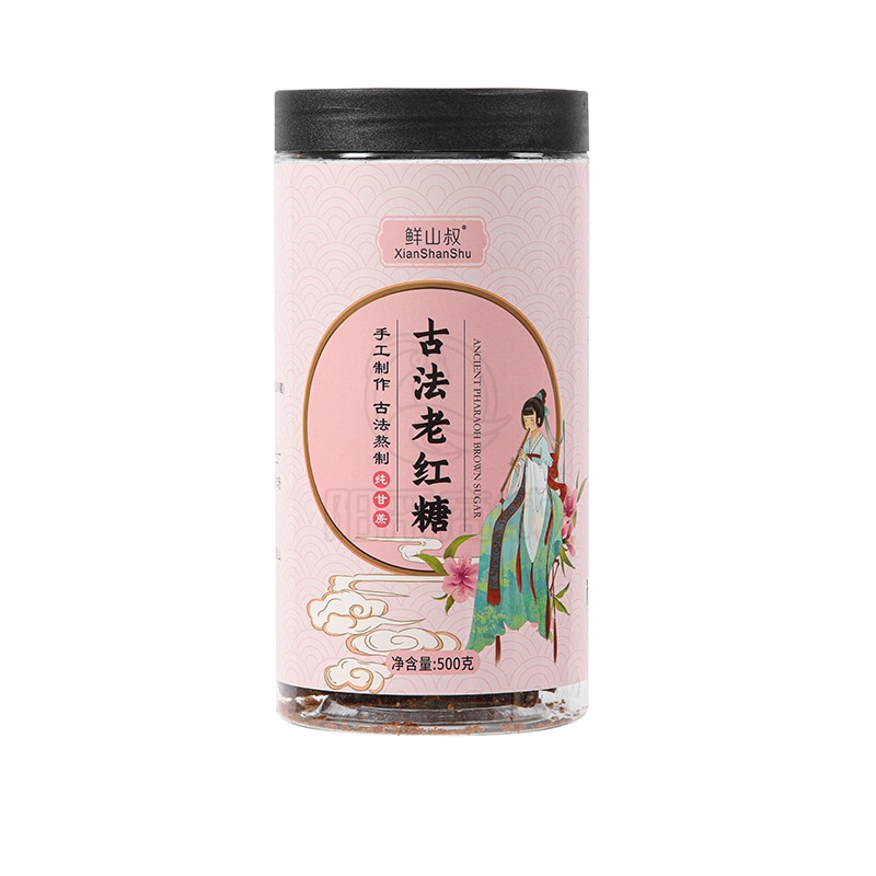 鲜山叔（xianshanshu） 甘蔗手工老红糖 500g