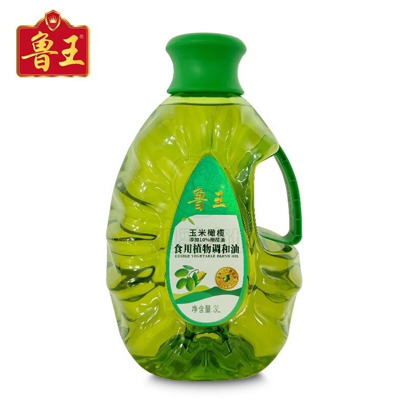 鲁王 玉米橄榄食用植物调和油3L 营养搭配 美味健康